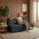 Ver imagem 2 de Sofá Cama 3 Lugares na Caixa 180 cm Versa Bouclê B05 - D'Rossi