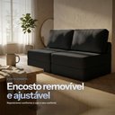 Ver imagem 6 de Sofá Cama 3 Lugares na Caixa 180 cm Versa Bouclê B05 - D'Rossi