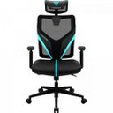 Ver imagem 2 de Cadeira Ergonomic Yama1 Preta/cyan Thunderx3