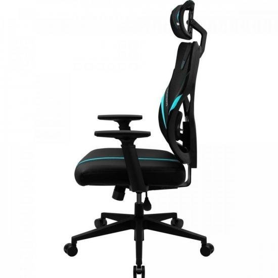 Cadeira Ergonomic Yama1 Preta/cyan Thunderx3 - 5