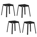 Ver imagem 1 de Conjunto 4 Banquetas Napa 1748 Carraro - Preto Preto