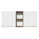 Ver imagem 7 de Armário de Cozinha Aéreo 150 cm 2 Portas e 2 Nichos Rustic/Branco Glamy Madesa