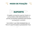 Ver imagem 2 de Espelho Grande Multiuso Banheiro Loja Quarto Sala Moderno 115x60cm