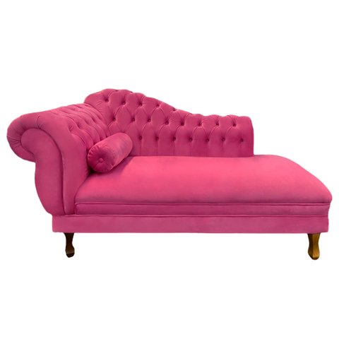 Recamier Barcelona 1,30 Suede Rosa Pink - Dominic Decor