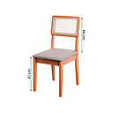 Ver imagem 3 de Conjunto Sala de Jantar Mesa Santiago 1,36 com 6 Cadeiras e Tampo Giratório