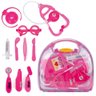 Kit Médico Brinquedo Infantil com Maleta Doutor Fenix 10 Peças Rosa - 1