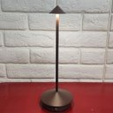 Ver imagem 2 de Luminaria de Mesa Abajur Led 3 Tons Controle de Intensidade Touch Bateria Recarregavel Usb Cabeceira