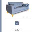 Ver imagem 5 de Sofá Gianni - Pé Trapézio - Tecido Acquablock - 200cm