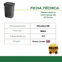 Ver mais imagens de Kit Autopot - Sistema Autoirrigável Completo (Tanque 47L + Suporte + Vaso 50L)