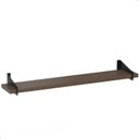 Ver imagem 3 de 2 Prateleiras Suspensa Estilo Industrial Madeira 50cm Fs P:marrom