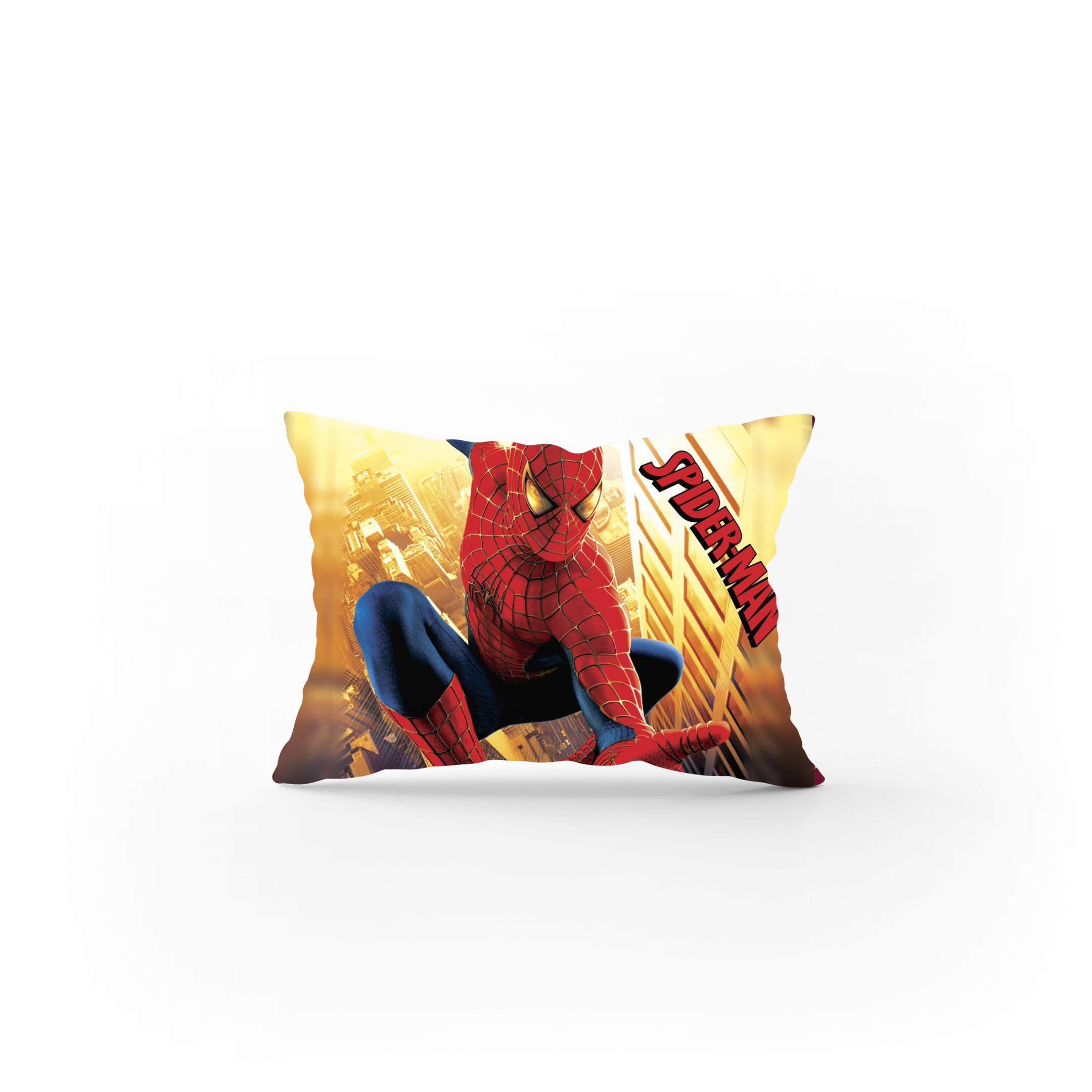 Jogo De Lençol Decorativo E Fronha Solteiro Homem Aranha , Kit 2 pçs - 2