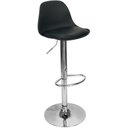 Ver imagem 2 de Conjunto 2 Banquetas Joly Eames Base Giratória Cromada Movescan Preta Preta; Branco