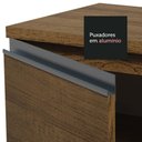 Ver imagem 6 de Balcão Gabinete De Pia 120 X 60 Cm 1 Porta 2 Gavetas Rusti