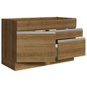 Ver imagem 7 de Balcão Gabinete De Pia 120 X 60 Cm 1 Porta 2 Gavetas Rusti