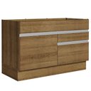 Ver imagem 1 de Balcão Gabinete De Pia 120 X 60 Cm 1 Porta 2 Gavetas Rusti