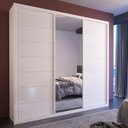 Ver imagem 1 de Guarda Roupa Casal Fusion c/ Esp. 3 Portas 4 Gavetas Branco