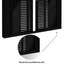 Ver imagem 5 de Porta de Alumínio Balcão de Correr Central Flex 214,5x200cm Lucasa Eccellente Preto