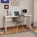 Ver imagem 2 de Mesa Retangular New City Pé Painel 135 cm Branco Gebb Work
