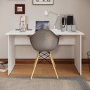 Ver imagem 1 de Mesa Retangular New City Pé Painel 135 cm Branco Gebb Work