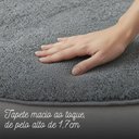 Ver imagem 3 de Tapete Sala Veneza Orgânico Antiderrapante:cinza/1,98x2,48