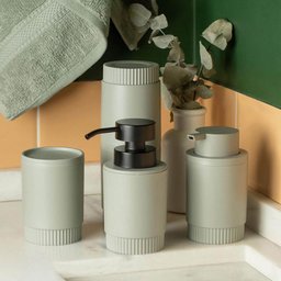 Dispenser Sabonete Líquido Dórica ou com Válvula Dosadora 300ml Verde Sálvia - 3