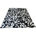 Ver imagem 1 de Tapete de Couro Preto Branco Malhado Salino 2,00x2,50 C/b