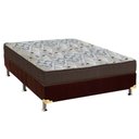 Ver imagem 1 de Cama Box Viúva: Colchão Ortopédico Ortobom D45 Anatômico Iso 150 + Base Crc Suede Brown (
