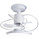 Ver imagem 2 de Ventilador de Teto Treviso Branco Confort Led 3000k Controle