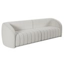 Ver imagem 7 de Conjunto Sala de Estar Sofá 292cm 4 Lugares e Poltrona Adam Boucle Branco G45 - Gran Belo Conjunto A