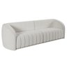 Conjunto Sala de Estar Sofá 292cm 4 Lugares e Poltrona Adam Boucle Branco G45 - Gran Belo Conjunto A - 7
