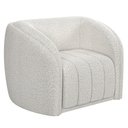 Ver mais imagens de Conjunto Sala de Estar Sofá 292cm 4 Lugares e Poltrona Adam Boucle Branco G45 - Gran Belo Conjunto A