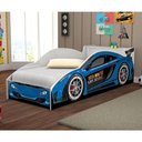 Ver imagem 1 de Cama Infantil Carro de Corrida 0,70 Azul - Vitamov 0501012