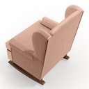 Ver imagem 7 de Poltrona De Amamentação Com Balanço Malu Base De Madeira P02 Linho Rosê - Lyam Decor