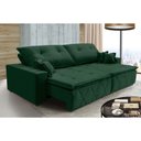 Ver imagem 2 de Sofá Toquio Retratil e Reclinavel 2,92 Mts Suede Verde Sd Estofados