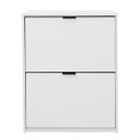 Ver imagem 1 de Sapateira Chão Quarto Hall Entrada Branca 61cm 12 Pares Olga