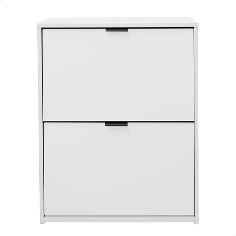 Sapateira Chão Quarto Hall Entrada Branca 61cm 12 Pares Olga