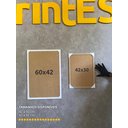 Ver imagem 2 de Kit 3 Quadros Decorativos Bauhaus Laranja e Rosa