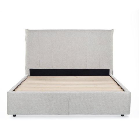 Cama Estofada Ciela Queen 122 Cm X 180 Cm Cinza