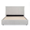 Ver imagem 1 de Cama Estofada Ciela Queen 122 Cm X 180 Cm Cinza