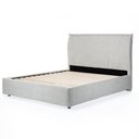 Ver imagem 3 de Cama Estofada Ciela Queen 122 Cm X 180 Cm Cinza