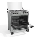 Ver imagem 3 de Fogão 5 Bocas a Gás Mueller com Acendimento Automático e Forno 81,6l Titânio Bivolt - Mfi5bb