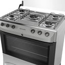 Ver imagem 5 de Fogão 5 Bocas a Gás Mueller com Acendimento Automático e Forno 81,6l Titânio Bivolt - Mfi5bb