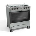 Ver imagem 1 de Fogão 5 Bocas a Gás Mueller com Acendimento Automático e Forno 81,6l Titânio Bivolt - Mfi5bb