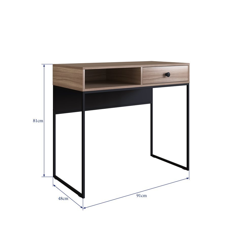 Prodecor Escrivaninha 002 Com 1 Gaveta Home-Office Prodecor Linha Homme-office ...