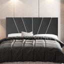 Ver imagem 2 de Cabeceira Cama Box Casal Queen Size Dallas 160cm Veludo Cinza - Desk Design