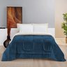 Cobertor Sherpa com Manta Queen Dupla Face Azul Casen - 4