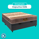 Ver imagem 4 de Conjunto Cama Box Bau Blindado Casal + Colchão D26 Ortophedic Sankonfort