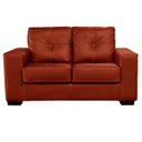 Ver imagem 1 de Sofá de Couro 2 Lugares Londres 151cm M06 Cor Conhaque com Brilho 457 - Doce Sonho Móveis SOFÁ 2 LUG