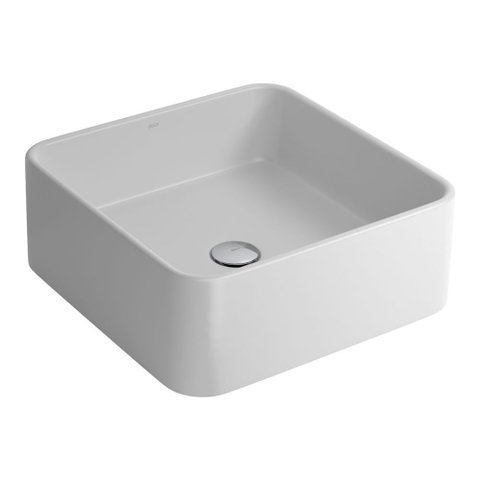 Cuba de Apoio Lavatório Quadrada 40x40cm Branco Fosco - L.260.16