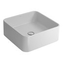 Ver imagem 1 de Cuba de Apoio Lavatório Quadrada 40x40cm Branco Fosco - L.260.16